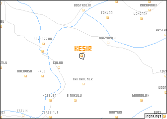 map of Kesir