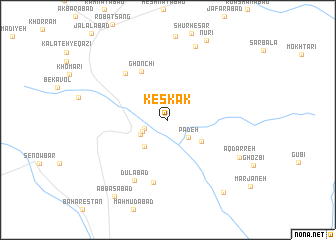 map of Keskak