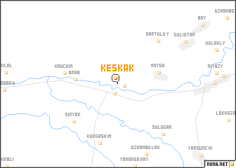 map of Keskak