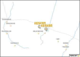 map of Keskan