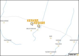 map of Keskan