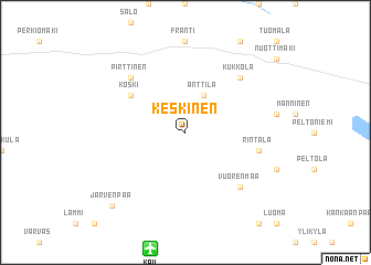 map of Keskinen