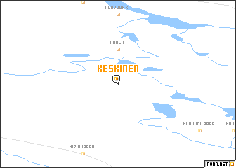 map of Keskinen