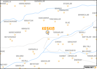 map of Keskin