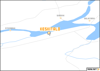 map of Keskitalo