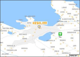 map of Kesklinn