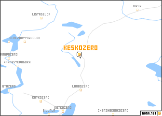 map of Keskozero