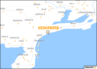 map of Keskranna