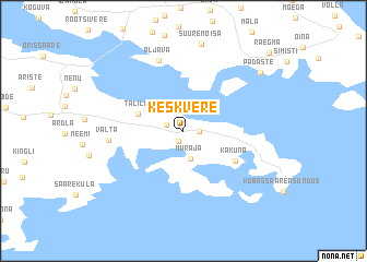 map of Keskvere