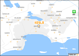 map of Keşlǝ