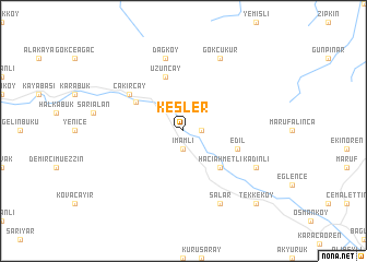 map of Keşler