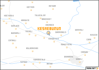 map of Kesmeburun