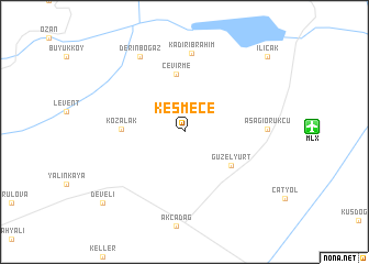 map of Kesmece