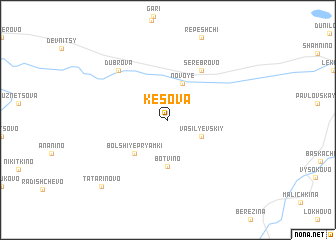 map of Kesova