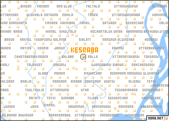 map of Kesrāba