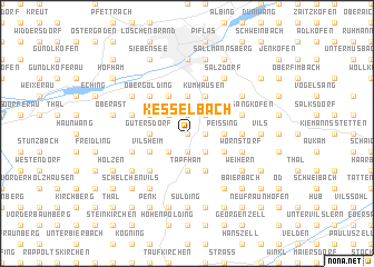 map of Kesselbach