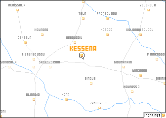 map of Kesséna