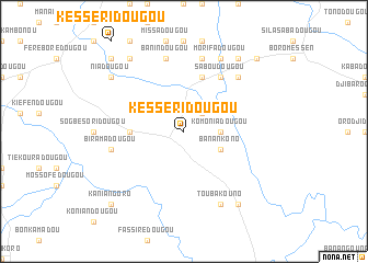 map of Késséridougou