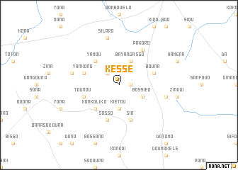 map of Kesse