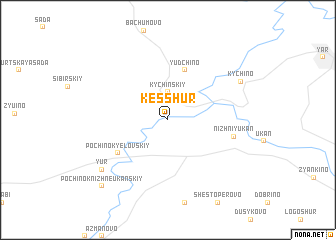 map of Kesshur