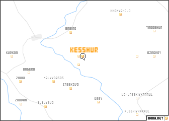 map of Kesshur