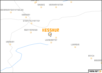 map of Kesshur