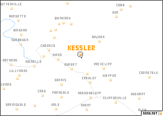 map of Kessler