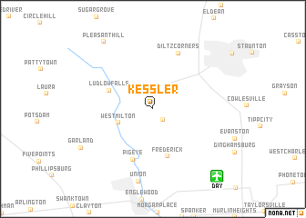 map of Kessler