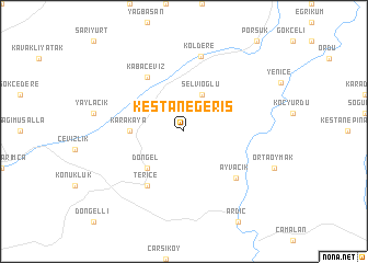 map of Kestanegeriş