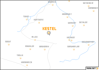 map of Kestel