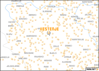 map of Kestenje