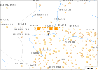 map of Kestenovac