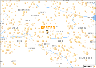 map of Kesten