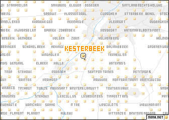 map of Kesterbeek
