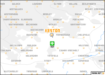 map of Keston