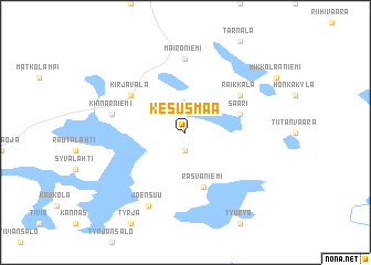 map of Kesusmaa