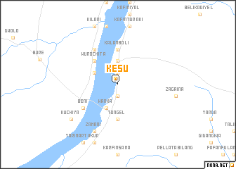 map of Kesu