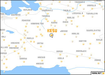 map of Kesu
