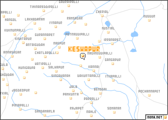 map of Keswāpur