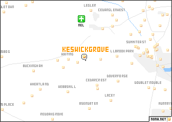 map of Keswick Grove