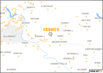 map of Keswick