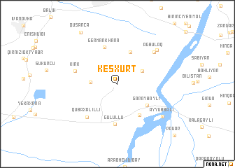 map of Keşxurt