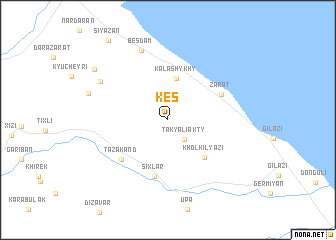 map of Keş