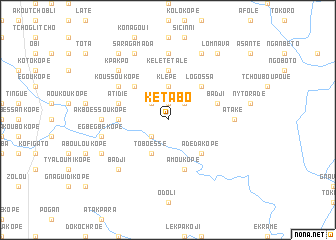 map of Kétabo