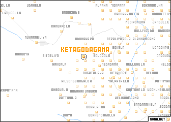 map of Ketagodagama