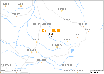 map of Ketandan