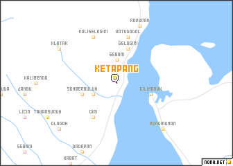 map of Ketapang