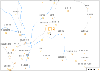 map of Kéta