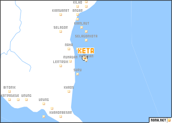 map of Keta