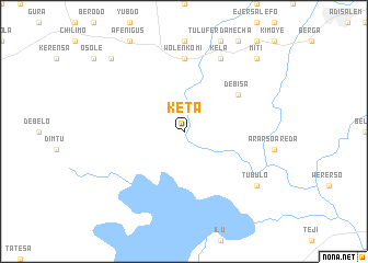 map of Keta
